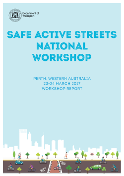 Safe active streets National workshop Perth WA 23