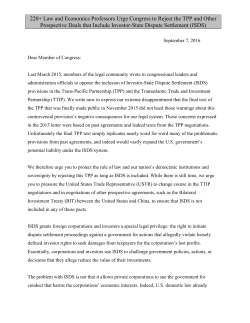 220+ Law and Economics Professors Urge