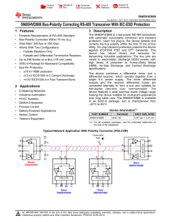 SN65HVD888 Bus-Polarity Correcting RS