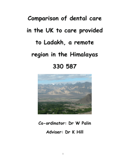 Comparison of dental care in the UK to care provided