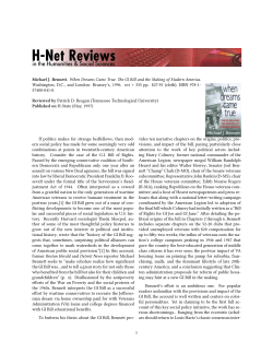 Untitled [Patrick Reagan on When Dreams Came True: The GI Bill