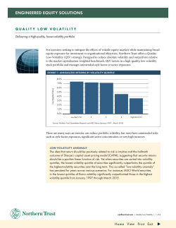 Quality Low Volatility