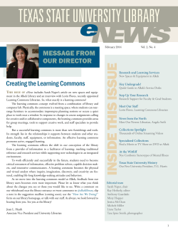 Library eNews February2014 - Digital Collections Home