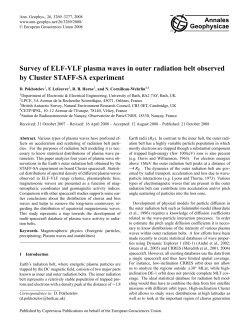Survey of ELF-VLF plasma waves in outer radiation belt observed by