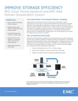 improve storage efficiency
