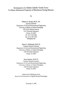Development of a Hallow Cylinder Tensile Tester to Obtain