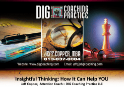 Insightful Thinking - DIG Coaching Practice