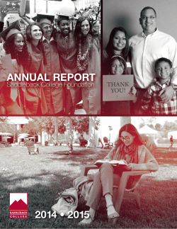 annual report - Saddleback College