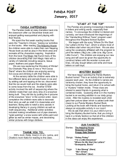 panda post - The Children`s Way