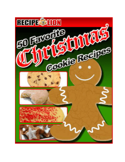 50 Favorite Christmas Cookie Recipes