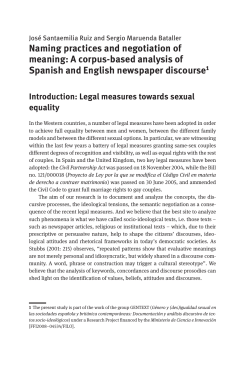Naming practices and negotiation of meaning: A corpus