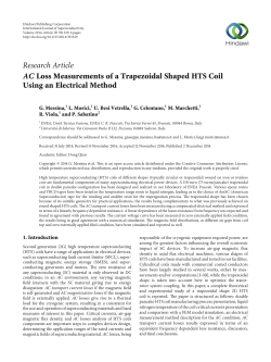 AC Loss Measurements of a Trapezoidal Shaped HTS Coil Using an