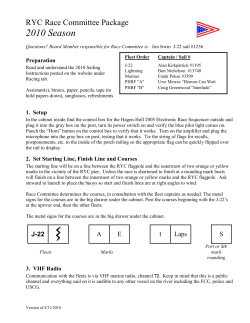 Race Committe Package