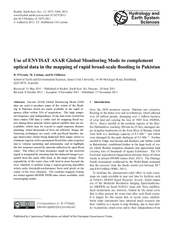 Use of ENVISAT ASAR Global Monitoring Mode to complement