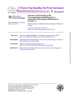 Structure and Function of the Glycosaminoglycan Binding