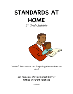 2nd Grade Standards at Home
