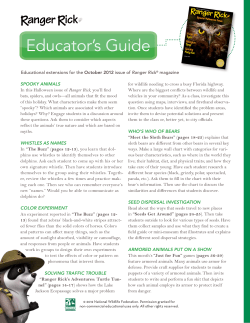 Educator`s Guide - National Wildlife Federation