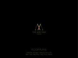 FLOOR PLANS - The May Fair hotel in Mayfair