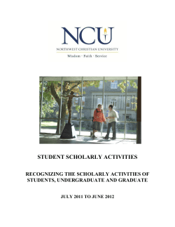 2011-2012 - Northwest Christian University