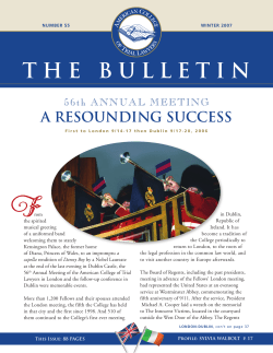 the bulletin - American College Of Trial Lawyers