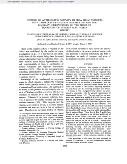 formation (5-7). Also, in the hypoparathyroid