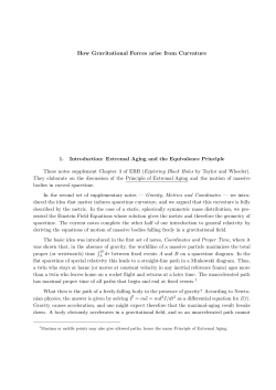 How Gravitational Forces arise from Curvature
