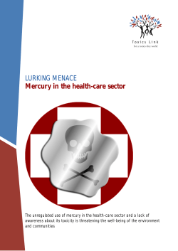 LURKING MENACE Mercury in the health
