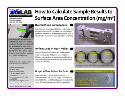 How to Calculate Sample Results to Surface Area Concentration