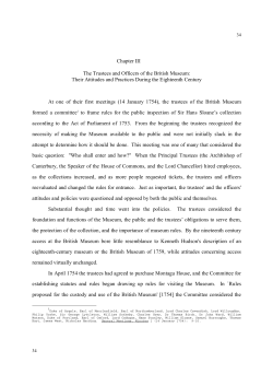 Their Attitudes and Practices During the Eighteenth