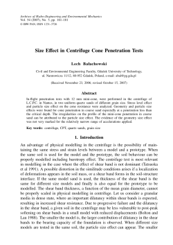 Size Effect in Centrifuge Cone Penetration Tests