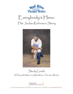 The Jackie Robinson Story Study Guide