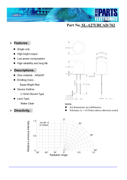 LEDs - Super Bright - 10mm Round - Red - SL-A27URCAD-762