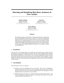 Detecting and Identifying Bias-Heavy Sentences in News Articles