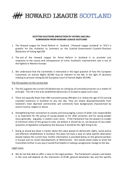 Howard League Scotland