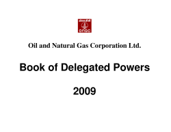 Book of Delegated Powers 2009
