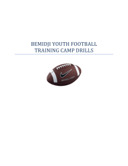 BEMIDJI YOUTH FOOTBALL TRAINING CAMP DRILLS