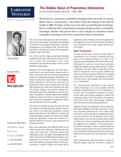 The Hidden Value of Proprietary Information