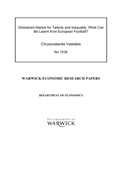 Globalized Market for Talents and Inequality
