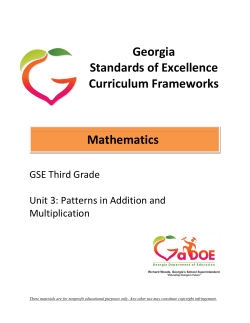 Patterns in Addition and Multiplication