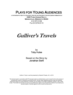 Gulliver`s Travels - Plays for Young Audiences
