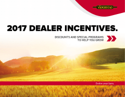 2017 dealer incentives.