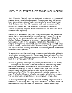 UNITY: THE LATIN TRIBUTE TO MICHAEL JACKSON