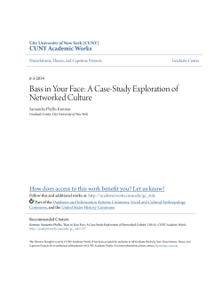 Bass in Your Face - CUNY Academic Works