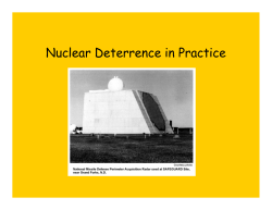 Nuclear Deterrence in Practice