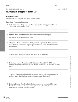 Question Support (Act 2)