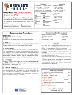 India Pale Ale Last 10 Minutes Grapefruit IPA