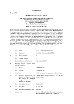 Globall\Icdium Term Note Programme 61