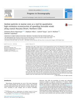 Aeolian particles in marine cores as a tool for quantitative high