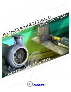 Centrifugal Pumps Brochure