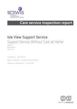 Isle View Support Service Support Service